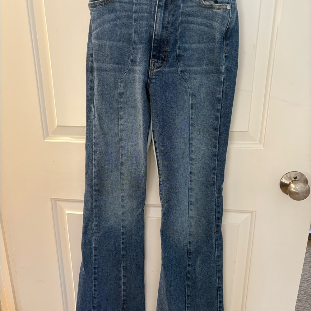 VGUC- REVICE Blue Flare Women's 2-tone Jeans, size 24
